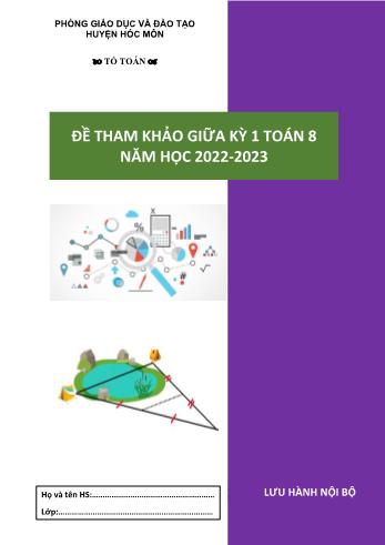 Tuyển tập 14 đề tham khảo giữa kì I môn Toán Lớp 8 - Năm học 2022-2023 - Phòng GD&ĐT huyện Hóc Môn